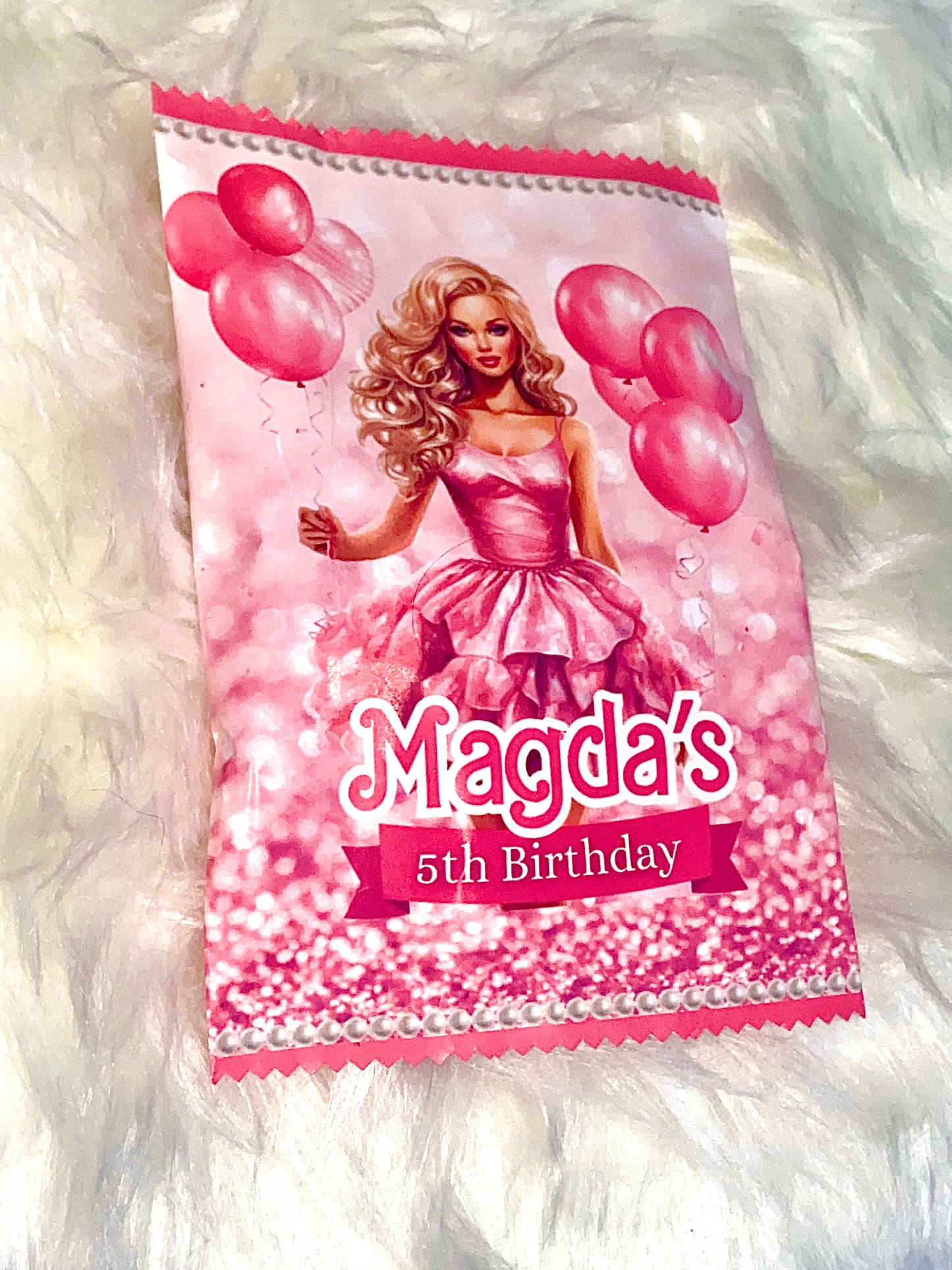 Customised Party Favours-Drinks and Crisps