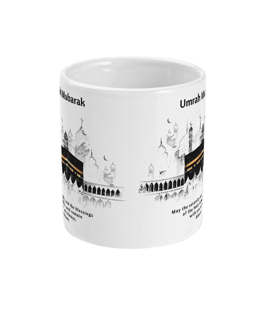 Umrah Mubarak Mug gift, Ceramic Mug, Islamic Gifts, Hajj Mubarak gifts, Umrah Mubarak, Umrah Kaaba, Ramadan Mubarak, Eid Mubarak