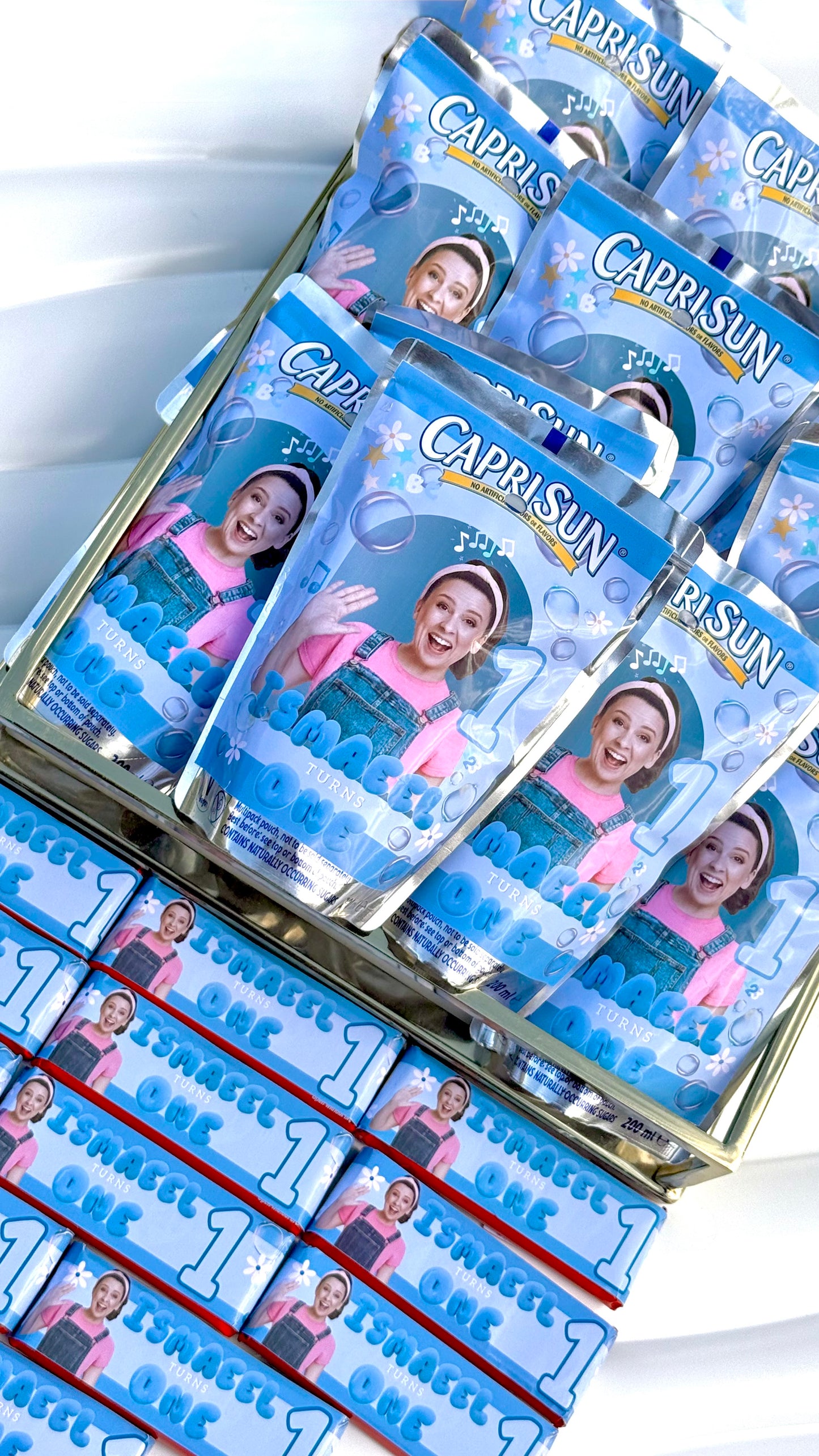 Customised Party Favours-Drinks and Crisps