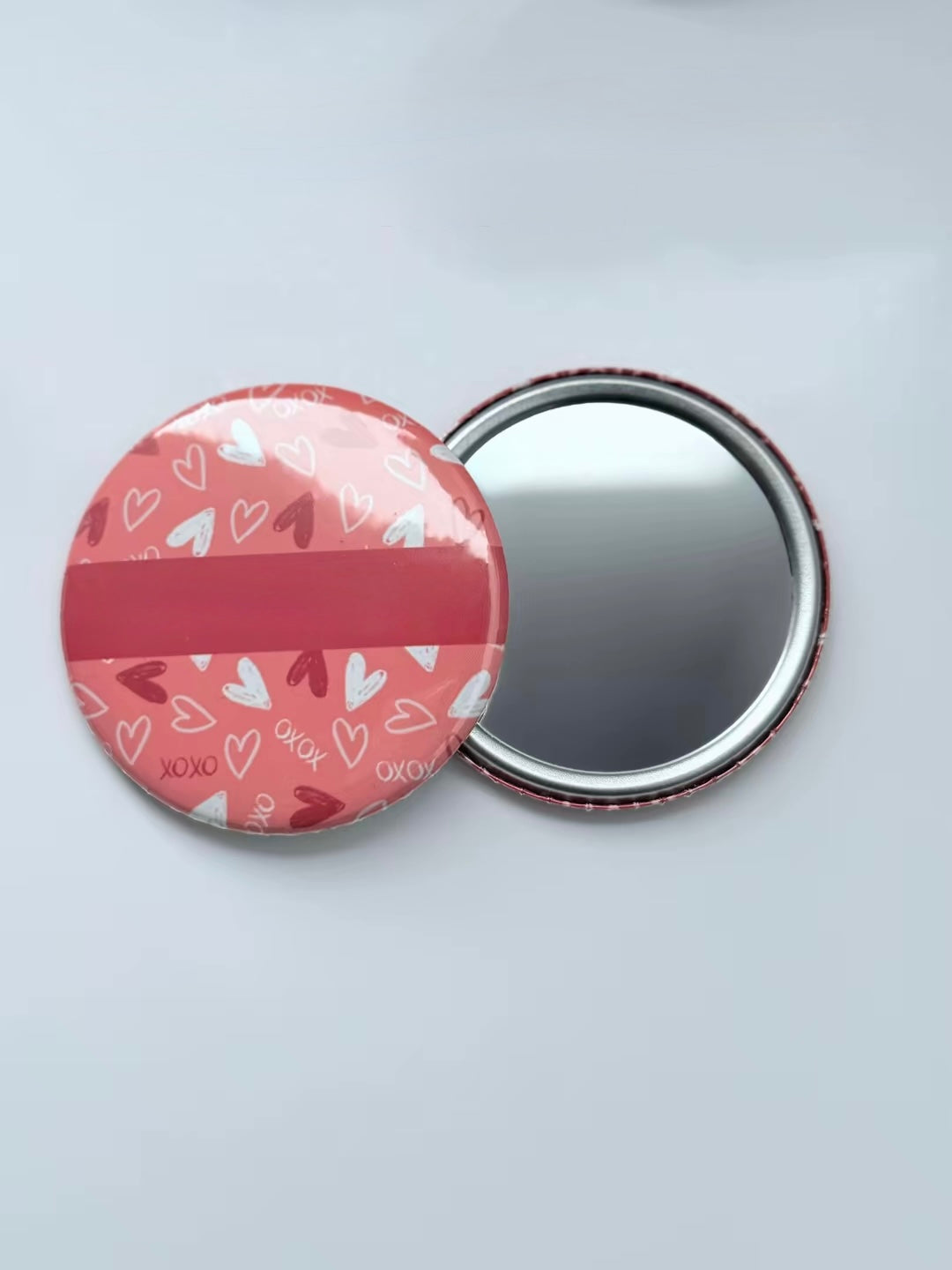Personalised Handmade Pocket Mirror (58mm) | Cute Gift for Teens & Mums | On-the-Go Makeup Mirror
