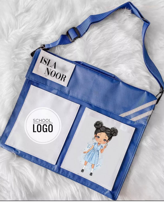 Personalised School Book Bag