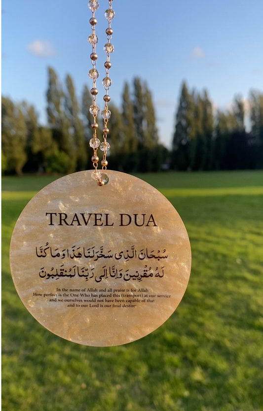 Travel dua car hanging ornament