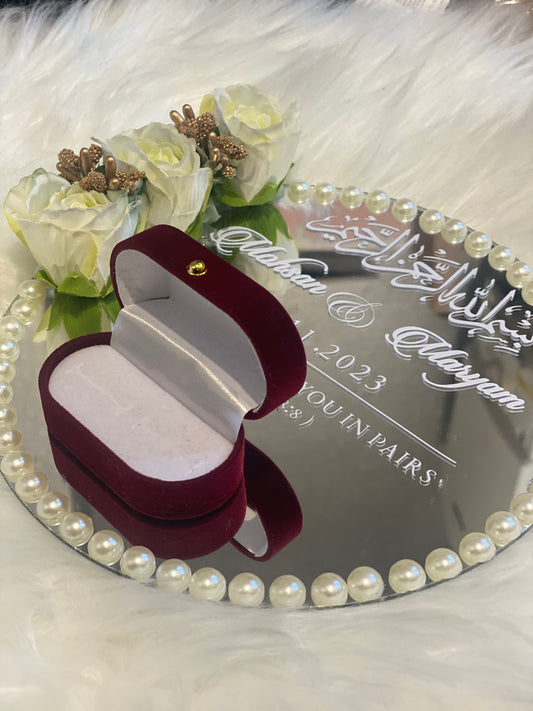 Custom Wedding Ring Nameplate
