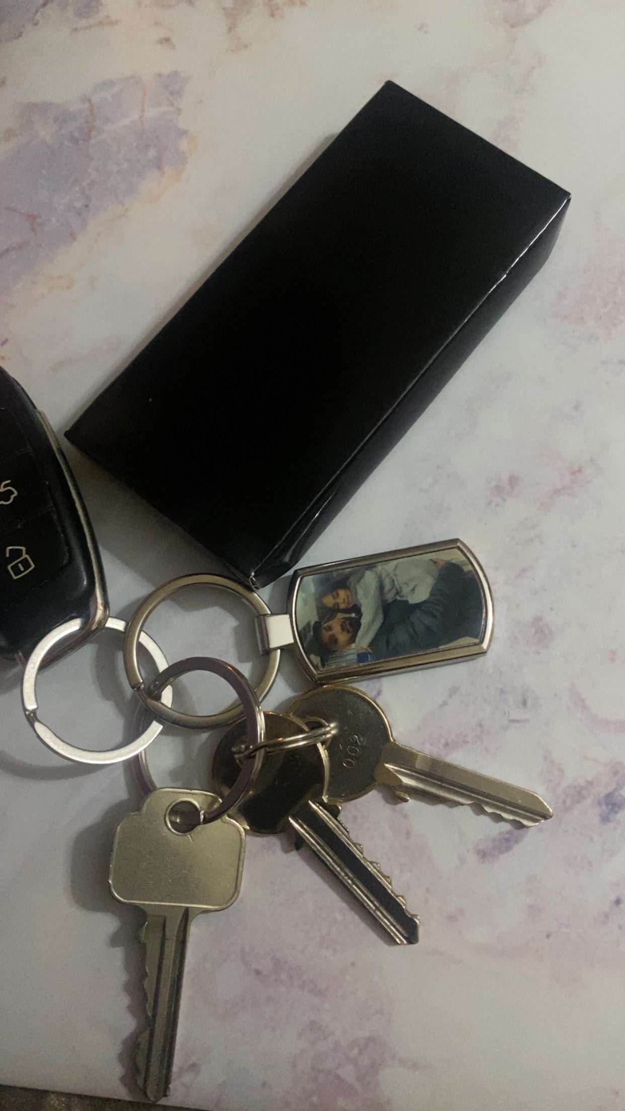 Personalised Metal Photo Keyring